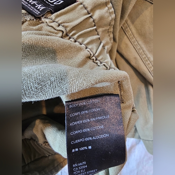 BDG Urban Outfitters Size Medium Umber Army Green Hi-Rise Paperbag Pants NWT - Picture 9 of 12